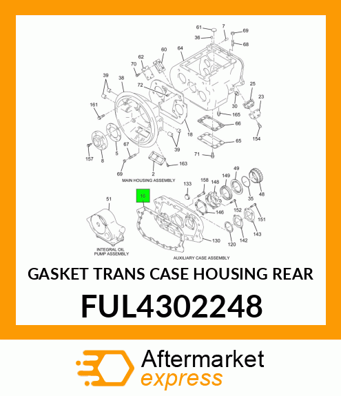 GASKET TRANS CASE HOUSING REAR FUL4302248