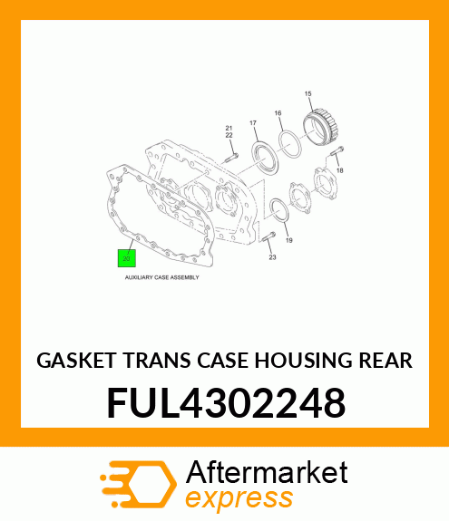 GASKET TRANS CASE HOUSING REAR FUL4302248