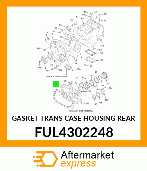 GASKET TRANS CASE HOUSING REAR FUL4302248