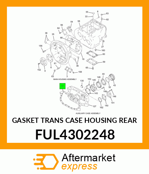 GASKET TRANS CASE HOUSING REAR FUL4302248