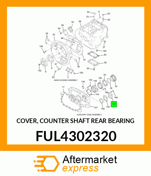 COVER, COUNTER SHAFT REAR BEARING FUL4302320