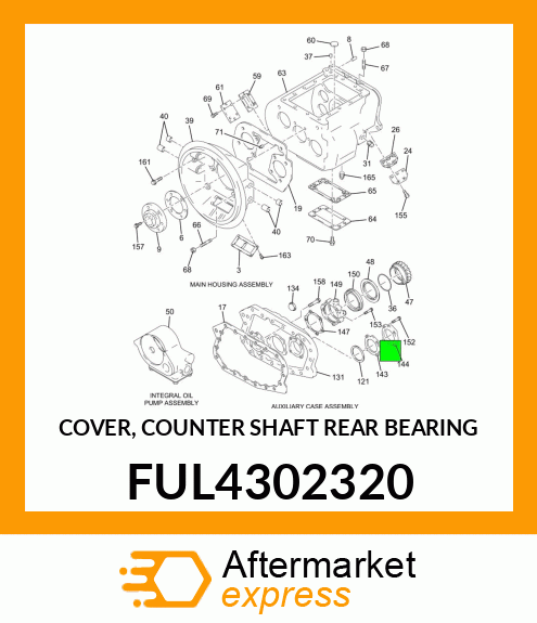 COVER, COUNTER SHAFT REAR BEARING FUL4302320