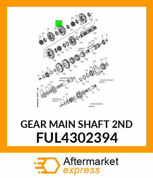 GEAR MAIN SHAFT 2ND FUL4302394