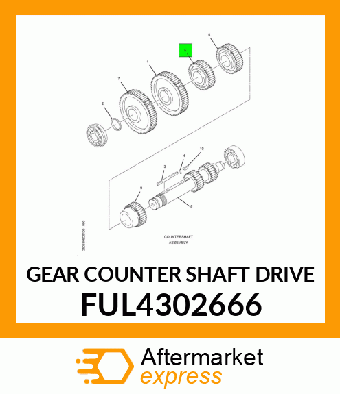 GEAR COUNTER SHAFT DRIVE FUL4302666