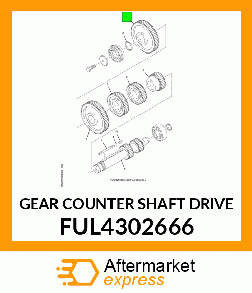 GEAR COUNTER SHAFT DRIVE FUL4302666