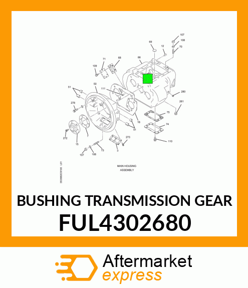 BUSHING TRANSMISSION GEAR FUL4302680