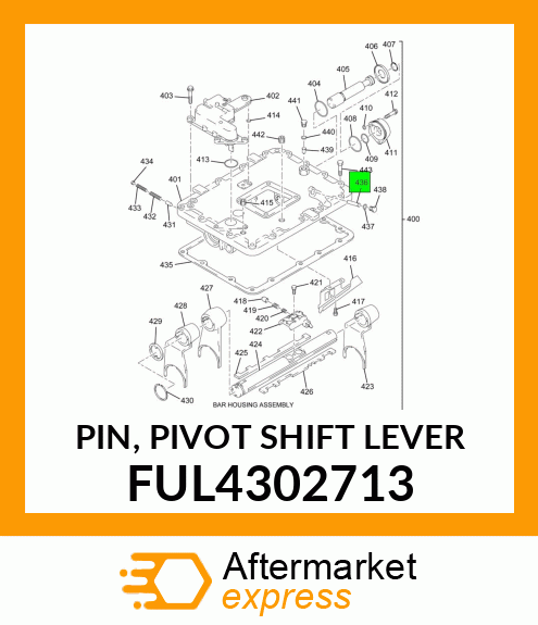 PIN, PIVOT SHIFT LEVER FUL4302713