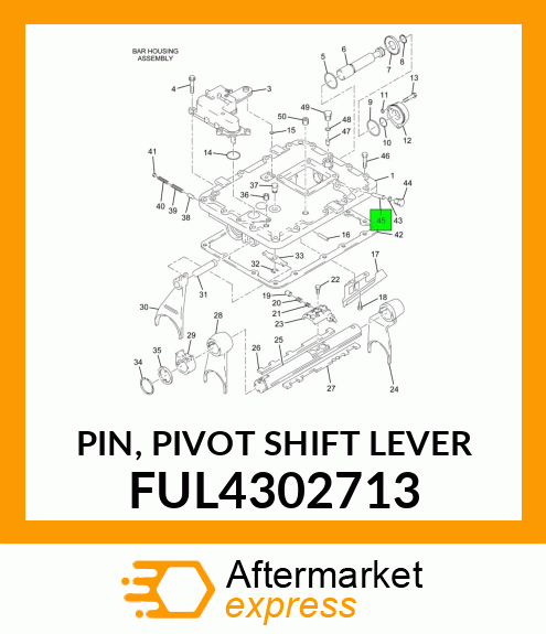 PIN, PIVOT SHIFT LEVER FUL4302713