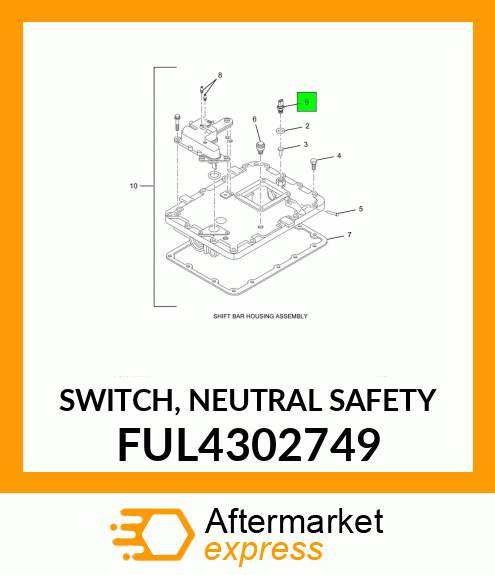 SWITCH, NEUTRAL SAFETY FUL4302749