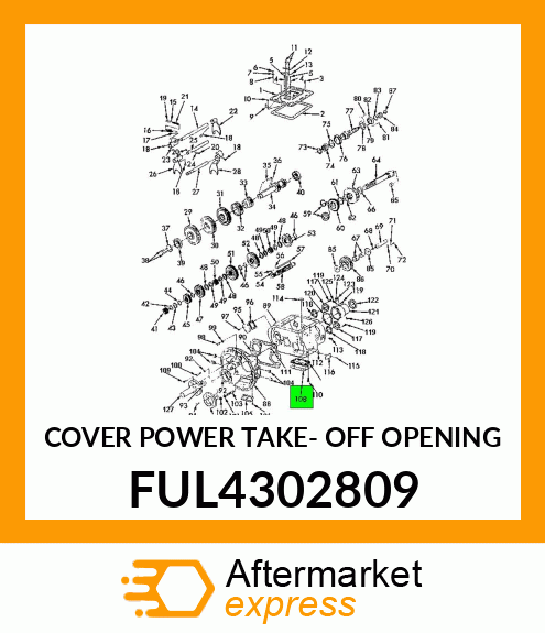 COVER POWER TAKE- OFF OPENING FUL4302809