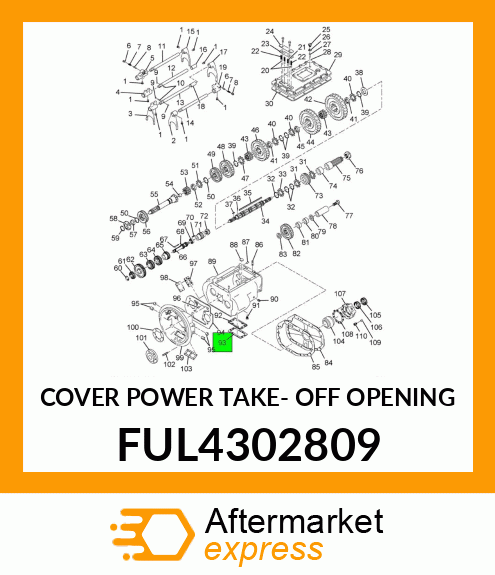 COVER POWER TAKE- OFF OPENING FUL4302809