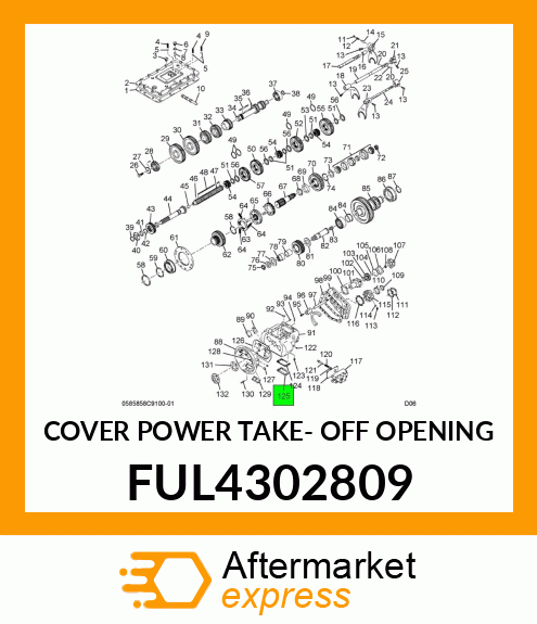 COVER POWER TAKE- OFF OPENING FUL4302809