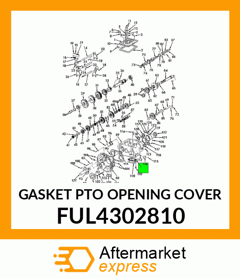 GASKET PTO OPENING COVER FUL4302810