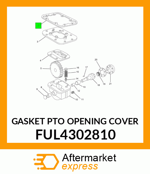 GASKET PTO OPENING COVER FUL4302810