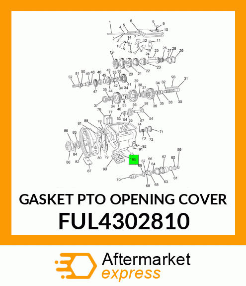 GASKET PTO OPENING COVER FUL4302810