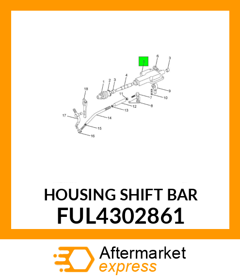 HOUSING SHIFT BAR FUL4302861