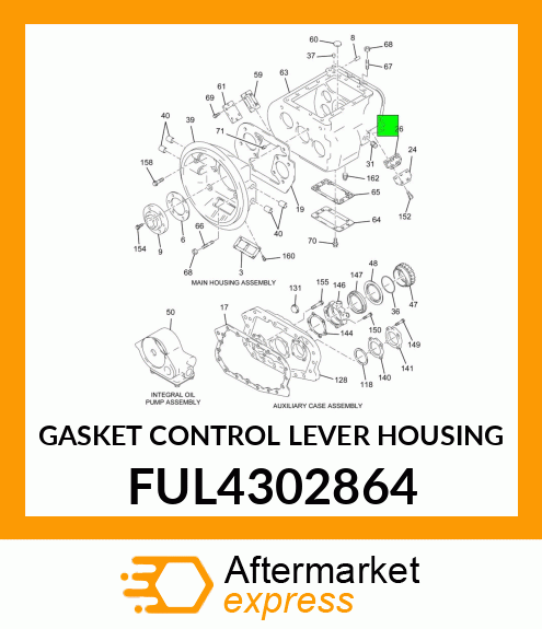 GASKET CONTROL LEVER HOUSING FUL4302864