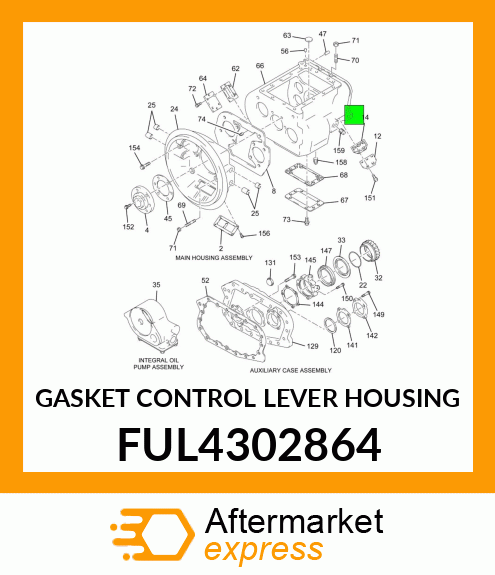 GASKET CONTROL LEVER HOUSING FUL4302864