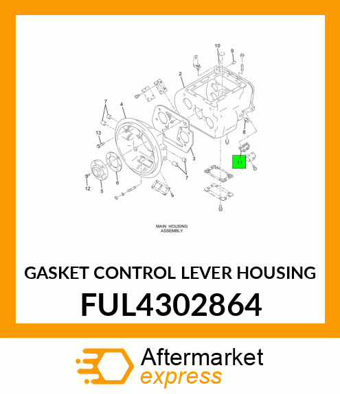 GASKET CONTROL LEVER HOUSING FUL4302864