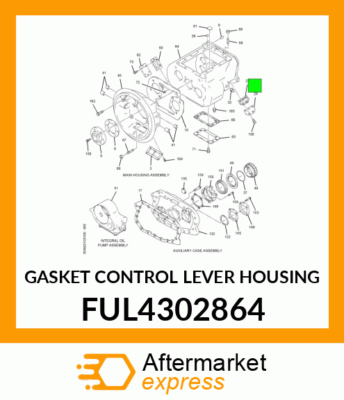 GASKET CONTROL LEVER HOUSING FUL4302864