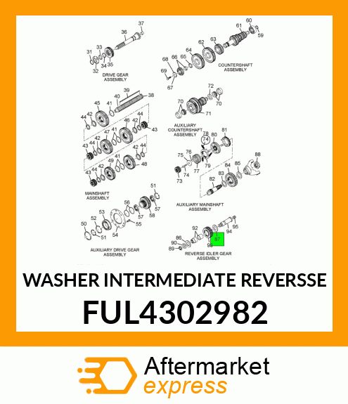 WASHER INTERMEDIATE REVERSSE FUL4302982