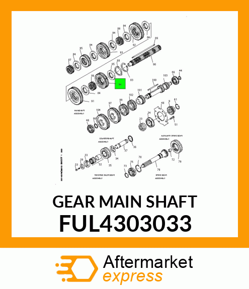 GEAR MAIN SHAFT FUL4303033