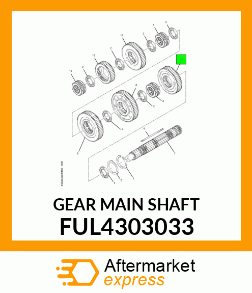 GEAR MAIN SHAFT FUL4303033