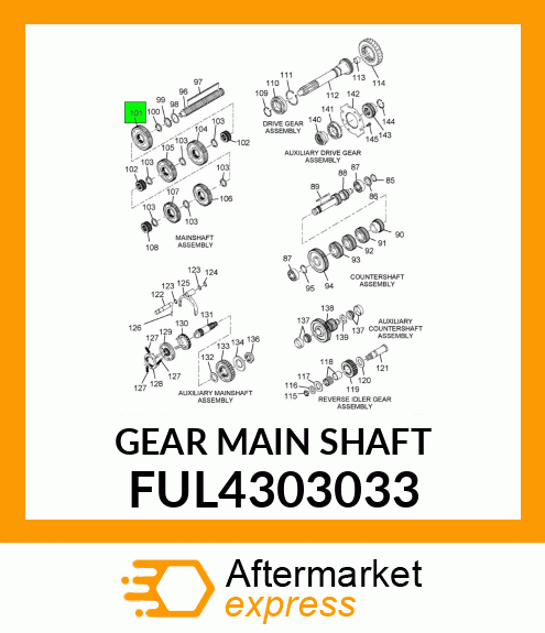 GEAR MAIN SHAFT FUL4303033