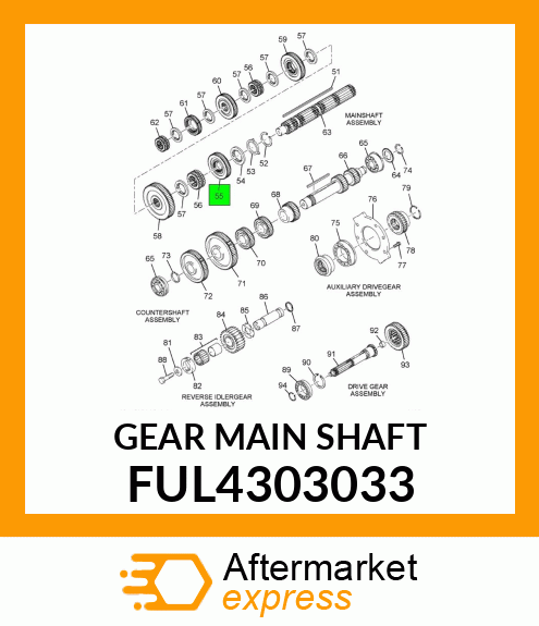 GEAR MAIN SHAFT FUL4303033