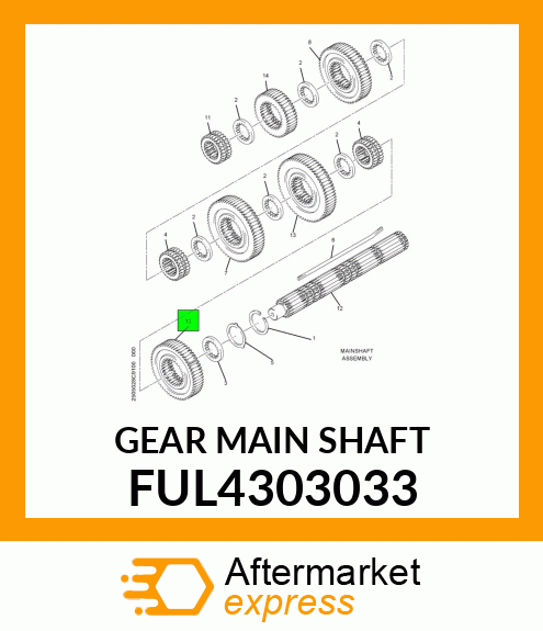 GEAR MAIN SHAFT FUL4303033