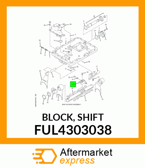 BLOCK, SHIFT FUL4303038