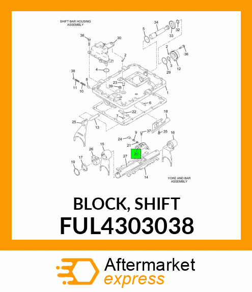 BLOCK, SHIFT FUL4303038