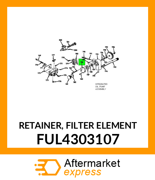 RETAINER, FILTER ELEMENT FUL4303107