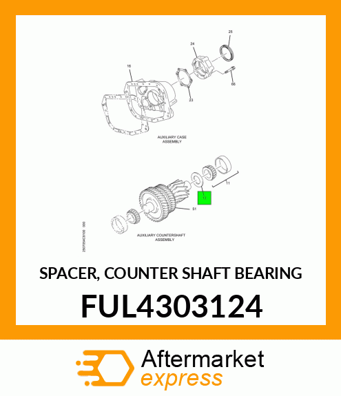 SPACER, COUNTER SHAFT BEARING FUL4303124