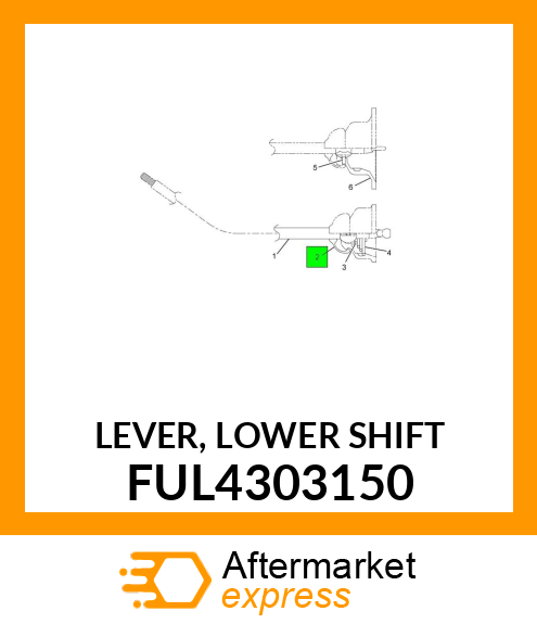 LEVER, LOWER SHIFT FUL4303150