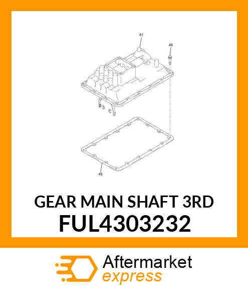 GEAR MAIN SHAFT 3RD FUL4303232