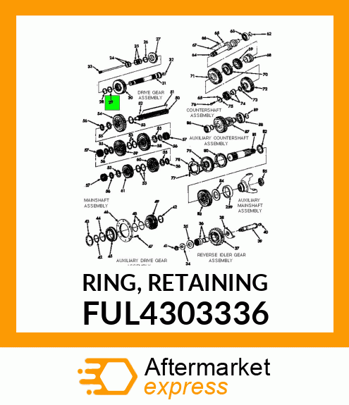 RING, RETAINING FUL4303336