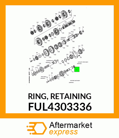 RING, RETAINING FUL4303336