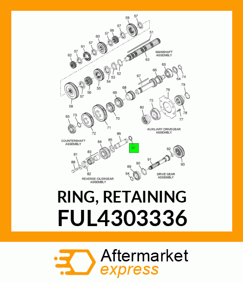 RING, RETAINING FUL4303336