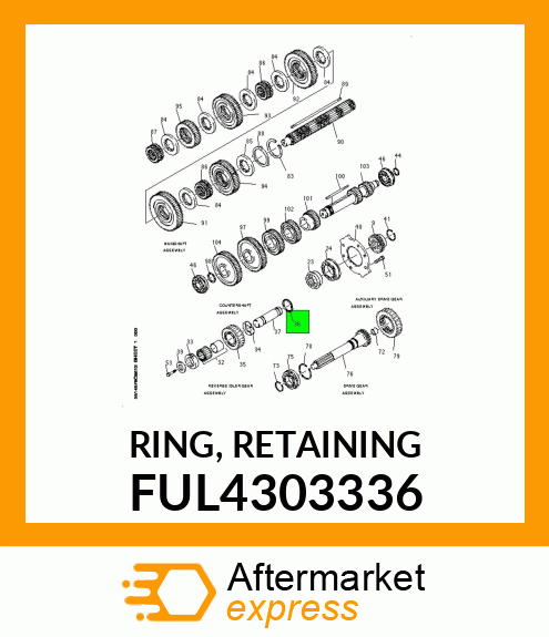 RING, RETAINING FUL4303336