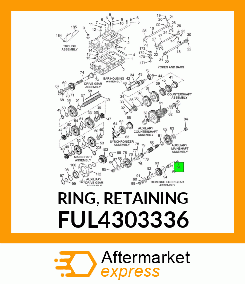 RING, RETAINING FUL4303336