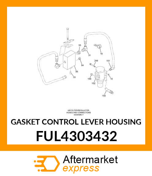 GASKET CONTROL LEVER HOUSING FUL4303432