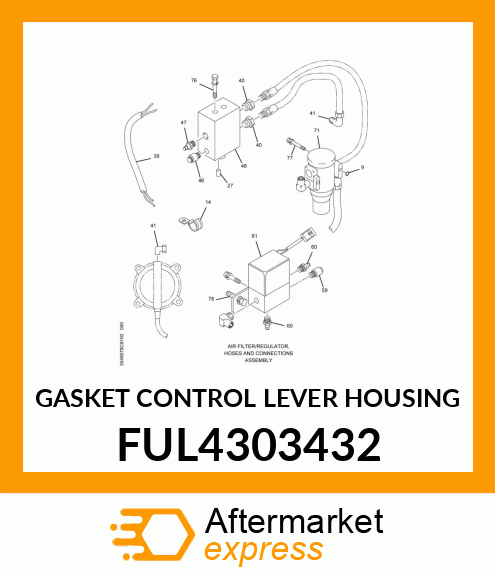 GASKET CONTROL LEVER HOUSING FUL4303432