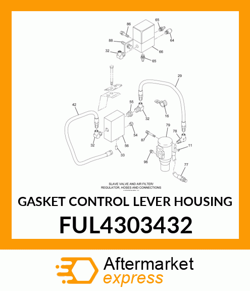 GASKET CONTROL LEVER HOUSING FUL4303432