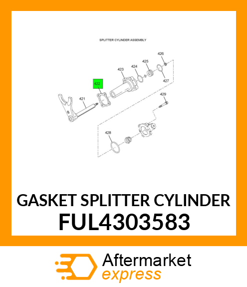 GASKET SPLITTER CYLINDER FUL4303583