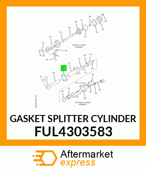 GASKET SPLITTER CYLINDER FUL4303583