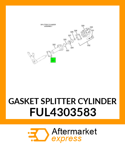 GASKET SPLITTER CYLINDER FUL4303583