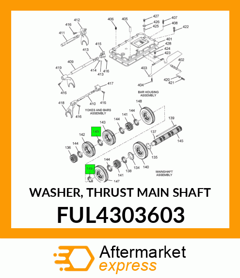 WASHER, THRUST MAIN SHAFT FUL4303603