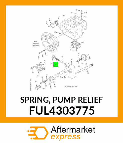 SPRING, PUMP RELIEF FUL4303775