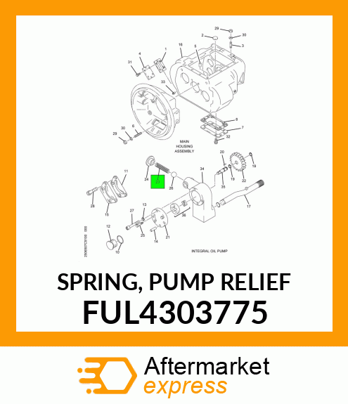 SPRING, PUMP RELIEF FUL4303775